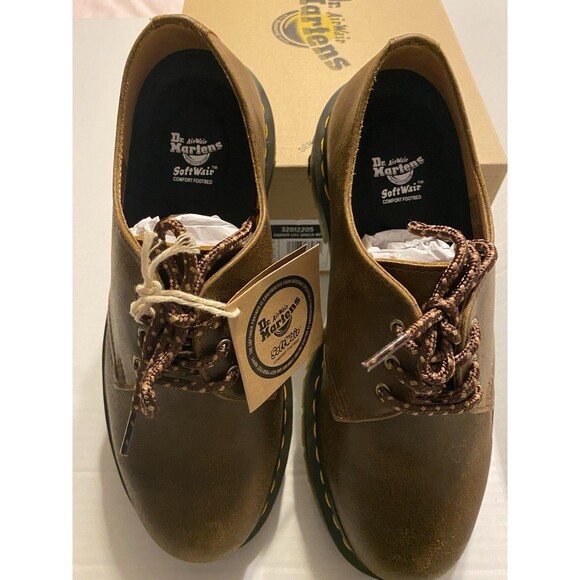 Dr Martens 1461 SR Brown Lace Parker Life Shield WP Leather 9W/8M SoftWair NEW main image 6
